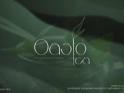 Oasto tea branding design graphic design illustration logo ui vector
