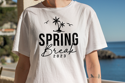 Spring Break 2023 T-Shirt Design good vibes