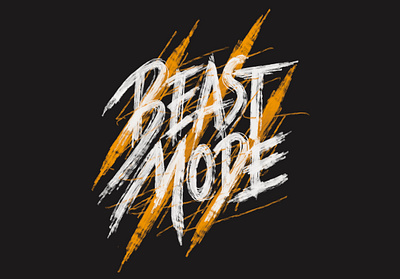 Beast Mode apparel clothing design design for sale illustration lettering logotype ui