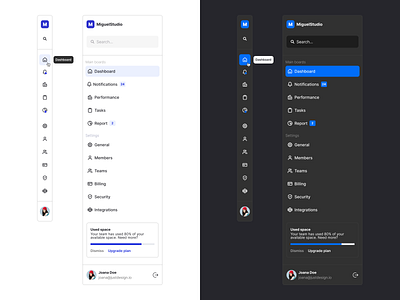 Sidebar Navigation app dashboard dropdown left side navigation saas sidebar sidebar navigation ui ui design ux website