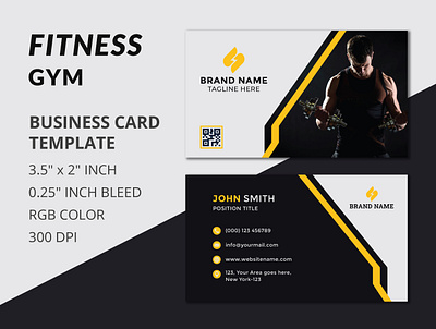 Gym Business Card yoga