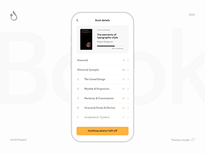 Book app app book course design idea mds read reading shift nudge ui ux