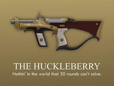 The Huckleberry graphic design vector