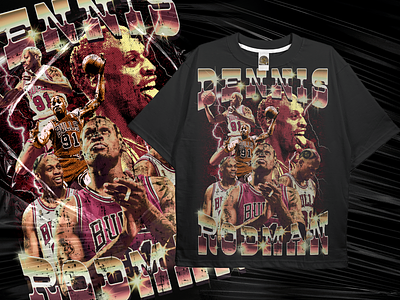 Dennis Rodman Vintage T-Shirt SR