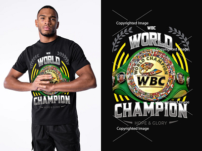 Boxing T-shirt WBC Belt Design boxing boxing t shirt champ champion digital files t shirt design wbc