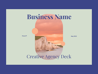 Creative agency presentation deck business deck clean deck design figma minimalist pitch deck presentation presentation design slides