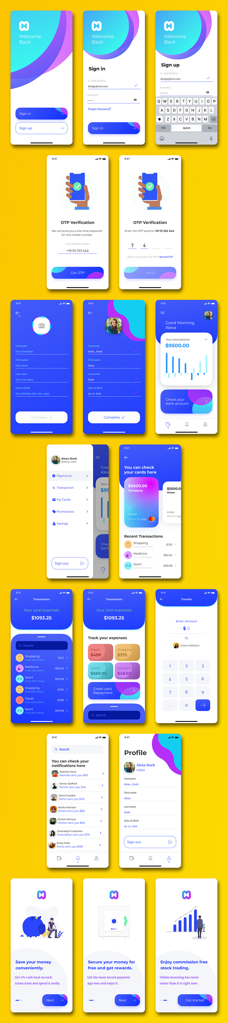 finance-application-by-karan-sankhla-on-dribbble