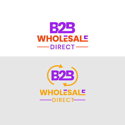 B2b logo Design Vactor set