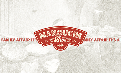 Manouche Bros branding design graphic design illustration logo typography vector