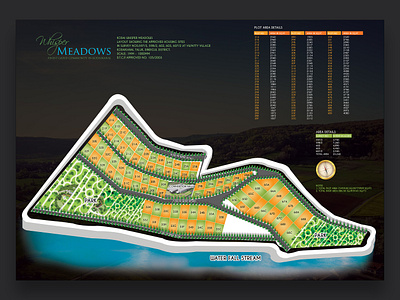 Whisper Meadows Layout Plan design graphic design