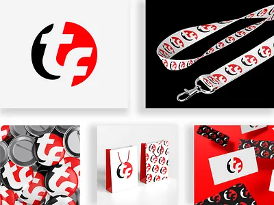 TF Monogram V2 branding logo mark monogram symbol tf vector