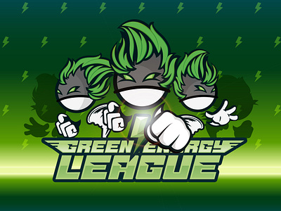 Green Energy League design graphic design illustration logo vector