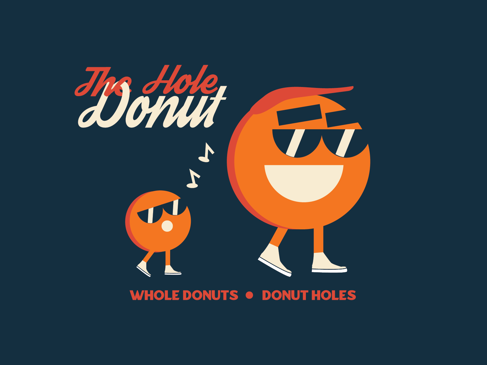 The Hole Donut - Brand Identity & Logo Design by Emily Backus on Dribbble