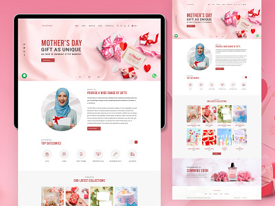 Gift Shop | Web design | UI/UX design branding design graphic design illustration logo logo design web design web development