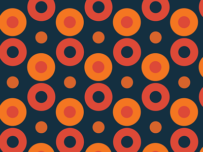 The Hole Donut - Brand Pattern brand identity brand identity design brand pattern brand pattern design branding donut logo donut shop branding graphic design logo pattern retro brand retro brand identity retro design vector