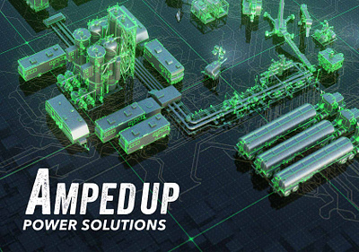 Amped Up Power Solutions 3d animation app branding design graphic design illustration motion graphics typography ui ux website