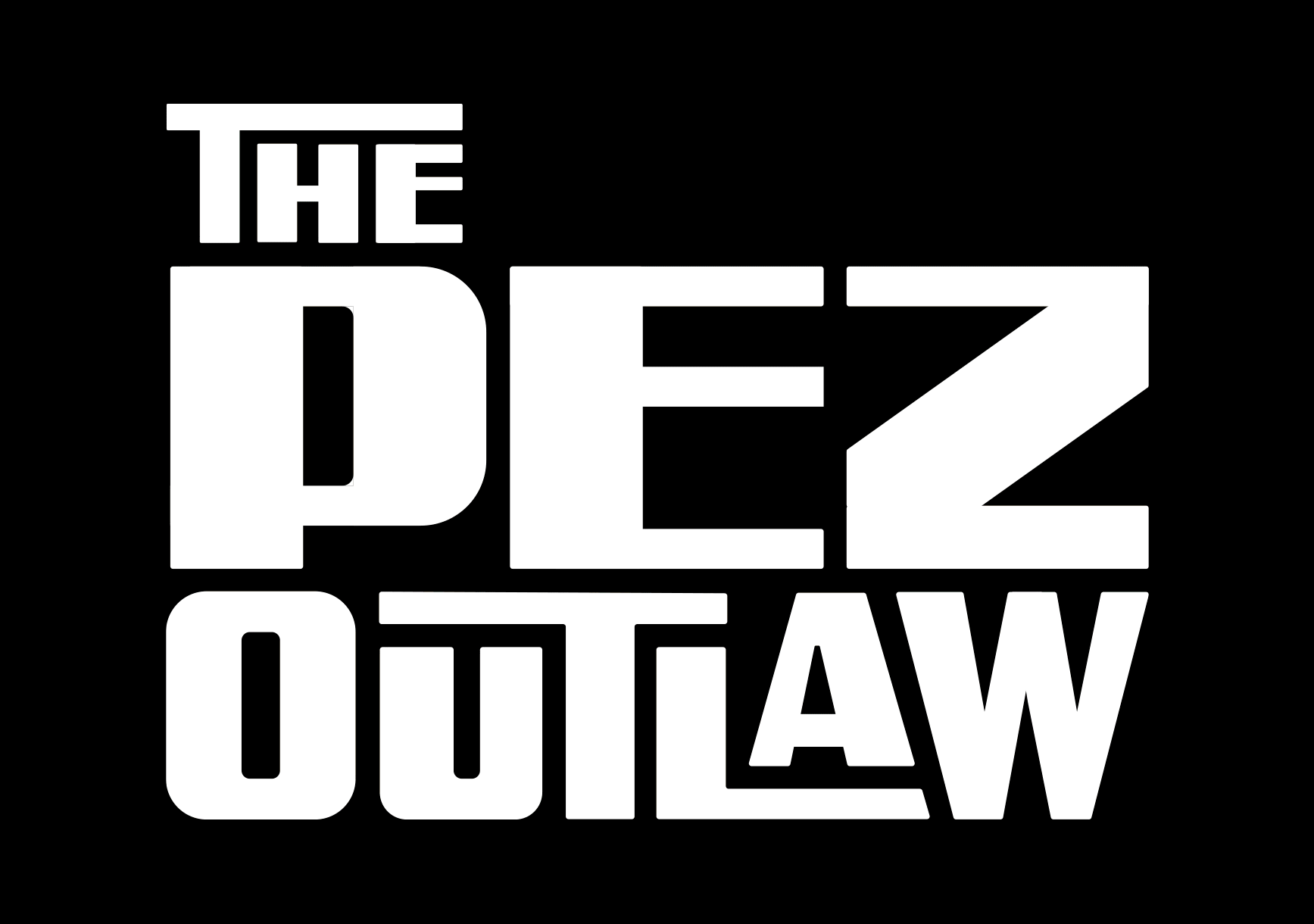 The Pez Outlaw - Title Card design film illustrator logo movie netflix sketch type vector