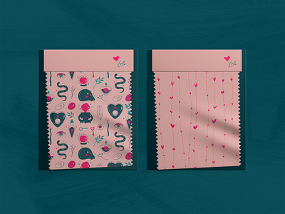 Love, Lola Fabric Swatches brand brand identity branding cutesy design fabric identity illustration inspiration logo love pink surface design witchy