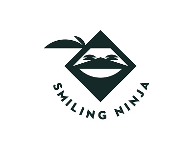 Smiling Ninja – Ninja Warrior rebrand black brand branding design graphic design happy illustration logo mark ninja smile smiling vector warrior
