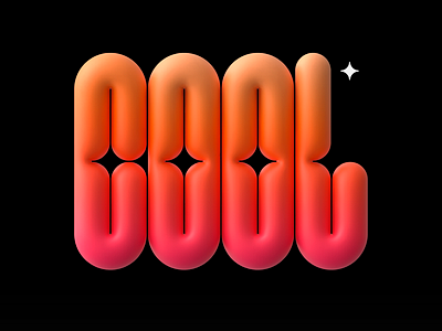 Cool ✨ 3d branding cool design graphic design illustration illustrator letter lettering letters logo ui vector
