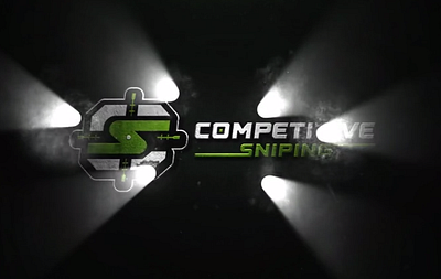 Competitive Sniping logo animation branding design esports game gaming graphic graphic design illustration logo sniper sniping typography vector