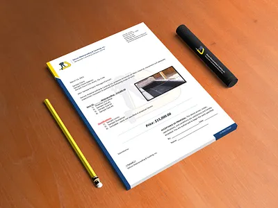 Business Letterhead Design advertising boniamin brand identity branding business business letterhead clean corporate corporate letterhead design flyer graphic design letterhead letterhead design logo print print design stationary word file