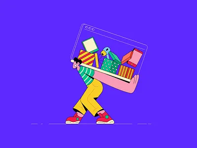 The Verge | Cyber Monday adobe illustrator behance black friday illustration boy character character character designer character illustration dribbble flat character flat design flat designer freelance illustrator illustration illustrator man character procreate vector vector character vector character design vector illustration