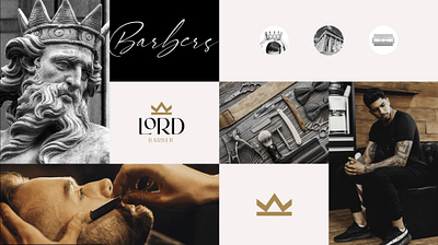 Lord Barber branding design graphic design illustration logo typography