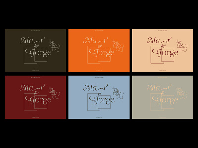 Mar & Jorge Wedding - Color exploration branding color design layout serif type typo typography ui web website
