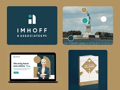Imhoff Brand Identity - Case Study brand agency brand identity branding design freedom graphic design icons identity design illustration law lawyer liberty logo visual identity