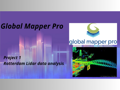 LIDAR Rotterdam - DSM, DTM, cloud data, profile analysis