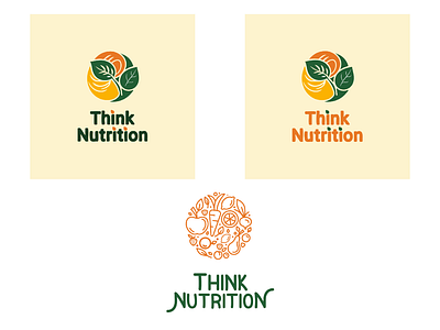 Think Nutrition logo design logo ui