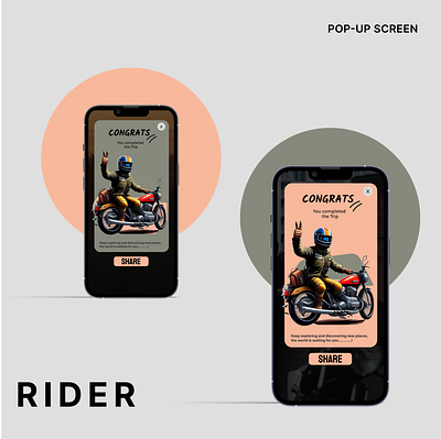 Pop-Up / Overlay app branding graphic design mobile prototype ui