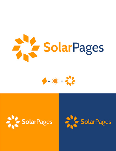 Solar Pages Logo Design branding graphic design logo