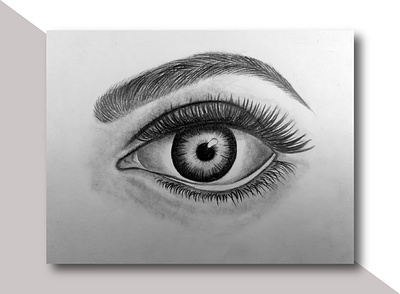 Eye Pencil Drawing art branding creative design digital art drawing eye art eye drawing eye pencil drawing illustration pencil art pencil drawing sketch sketching