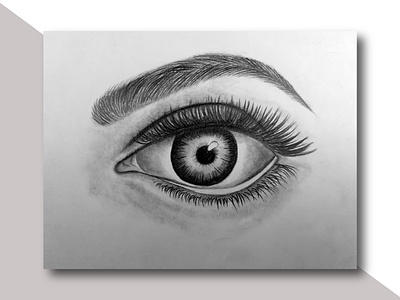 Eye Pencil Drawing art branding creative design digital art drawing eye art eye drawing eye pencil drawing illustration pencil art pencil drawing sketch sketching