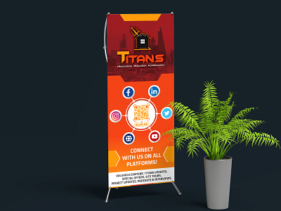 Roll-Up Banner Design banner ad banner design banner work design design roll up design stand banner graphic house design illustration marketing poster property ad property banner roll up rollup banner design rollup design stand stand banner stand design stand rollup