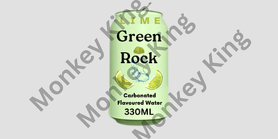 Green Rock Soda design graphic design