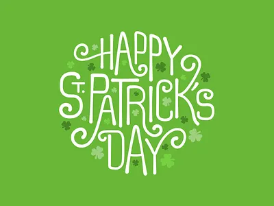 Happy St. Patrick's Day festive