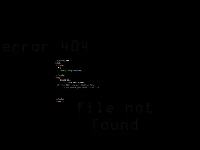 error_404 css developer html ui