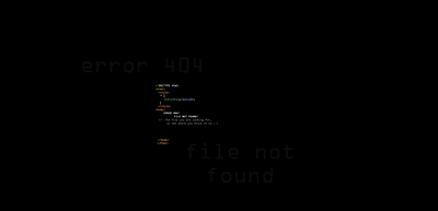 error_404 css developer html ui
