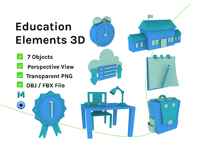 EDU 3D 3d 3d asset 3d design 3d education elements branding colorful design education elements fintech graphic design illustration logo marketing png tech ui ux vector web