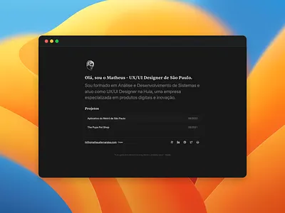Portfolio Website 2023 branding figma redesign ui ux