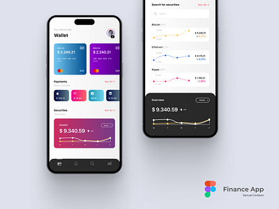 Finance app dailyui design finance ui