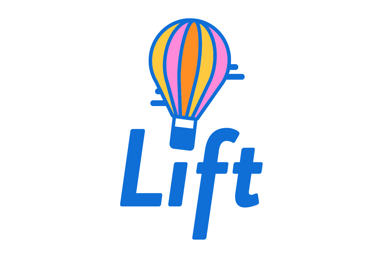 Lift Hot Air Balloon Logo by Michelle Happel on Dribbble