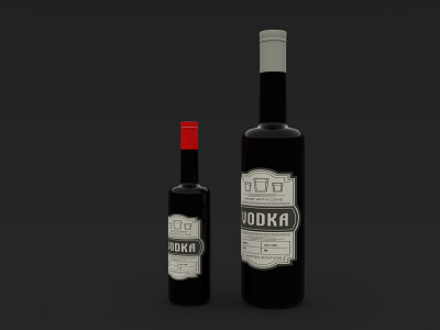 Wine Bottle 3d animation apps blender branding color design graphic design illustration logo lowpoly mobile model motion graphics product render ui unity vector web