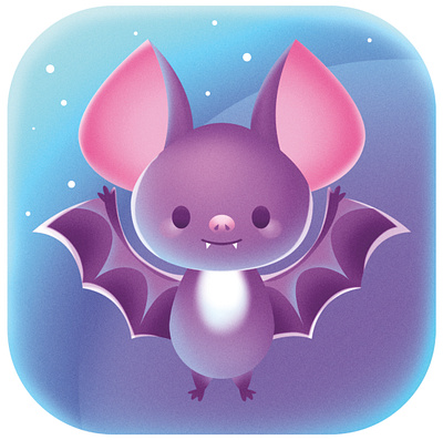 Game Icons - Bat bat character cute design illustration space ui