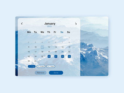 Calendar design calendar design ui web design