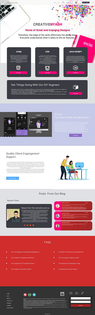 colorfull morden landing page ux design app branding design graphic design illustration logo typography ui ux vector