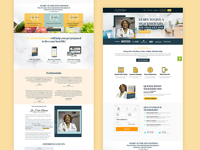 Courses funnel for Healthcare Industry branding clickfunnel figma healthcare kartra landing page photoshop sales funnel thinkific website